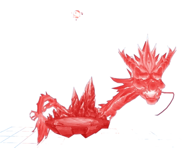 PET DRAGON RED